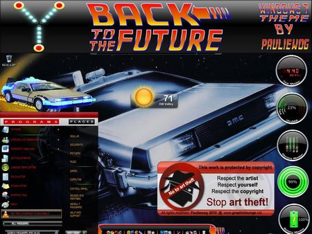 Windows 7 Themes: Back To The Future