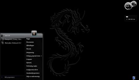 Free Black Dragon - Theme for Windows