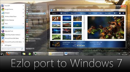 Free Ezlo Win7 Style - Theme for Windows 7