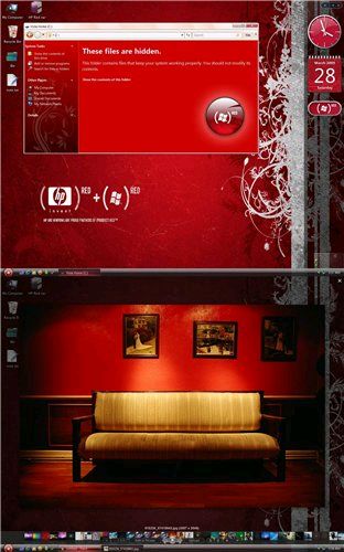 HPRed Vista Style - Theme for Windows