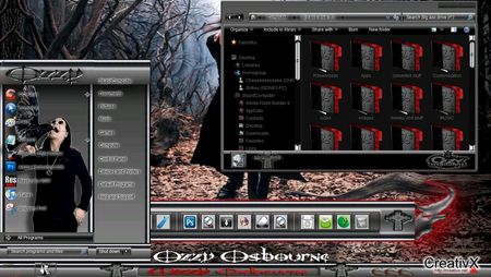 Free Ozzy - Theme for Windows