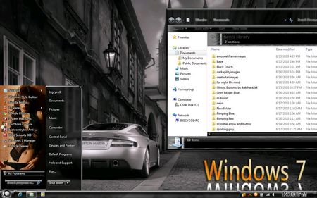 Windows 7 Themes - Sportin Gray