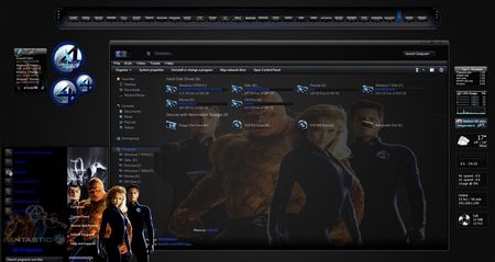 Windows 7 Themes: The Fantastic 4